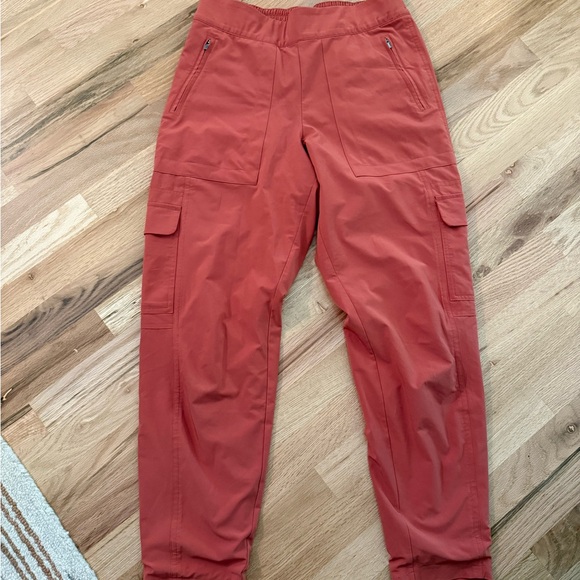 Athleta Pants - Athleta Chelsea Cargo Lined Pants in Rust